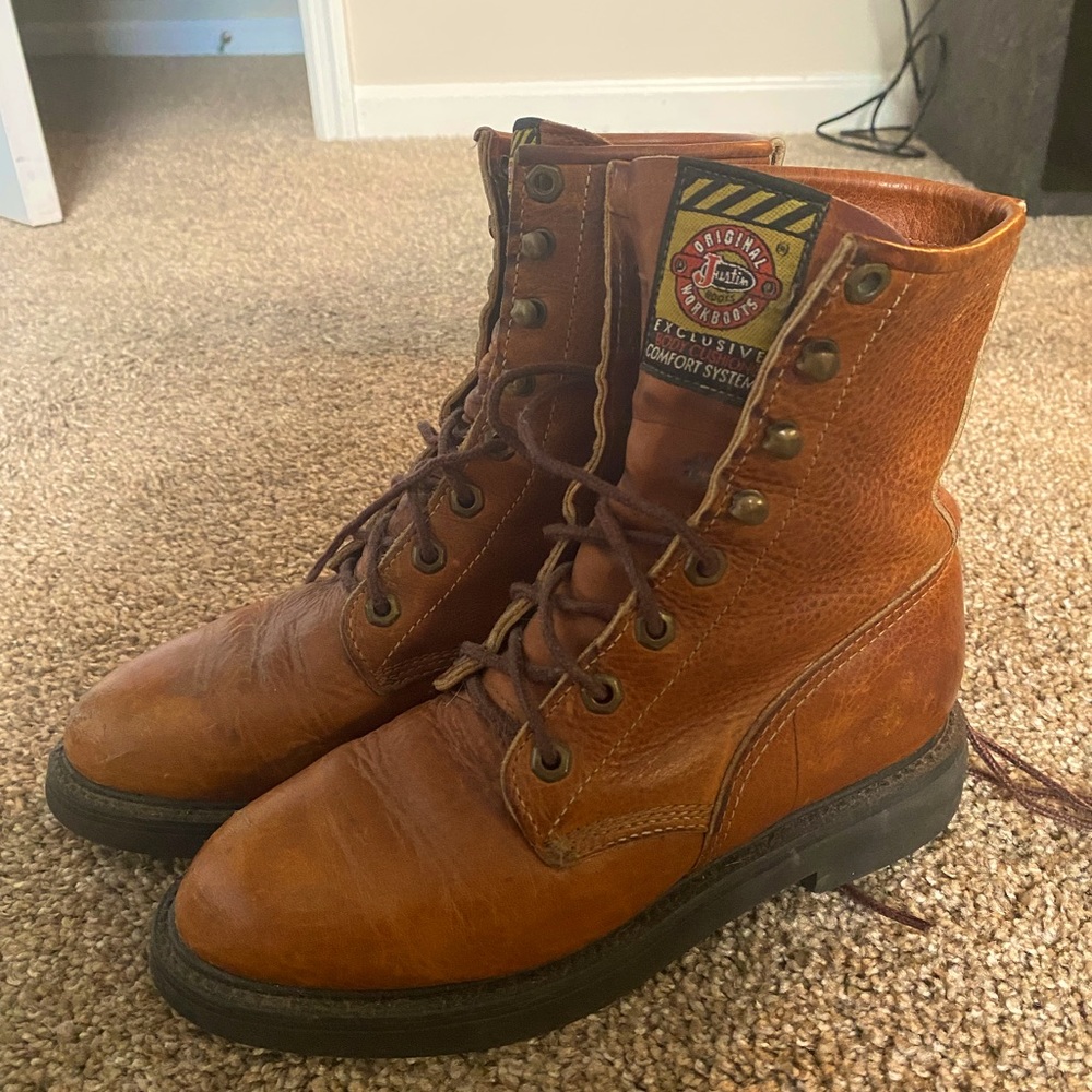 Justin work boots